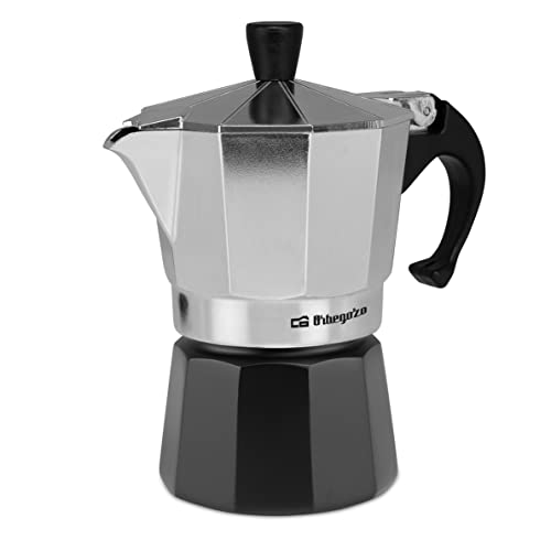 Orbegozo – Kaffeemaschine aus Alumini 3 Tazas schwarz/silberfarben von Orbegozo
