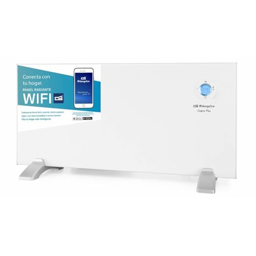 Orbegozo REW 1500 - Heizlüfter, digital, WLAN, 1500 W, LCD-Digital-Display, programmierbar, kabellose Verbindung über Orbegozo-App von Orbegozo