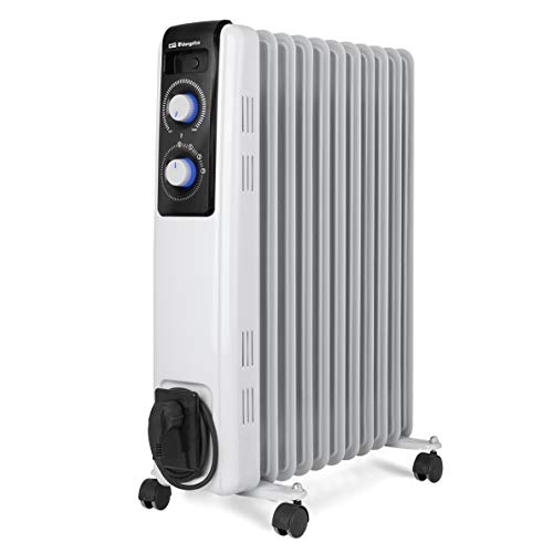 Orbegozo RF 2500, Ölradiator, Modularbauweise mit 11 Elementen, 2500 W, Weiß von Orbegozo