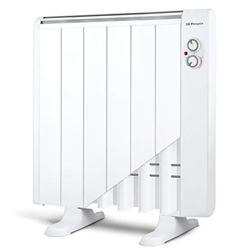 Orbegozo RRM 1010 – Ölfreier Heizstrahler, 6 Elemente, 1000 W, 2 Leistungsstufen, weiß von Orbegozo