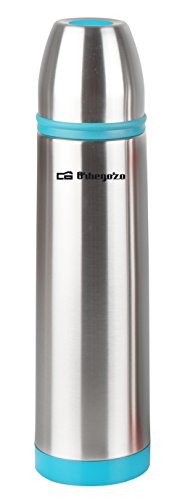 Orbegozo TRL 370 Thermoskanne, Edelstahl, 350 ml, türkis von Orbegozo