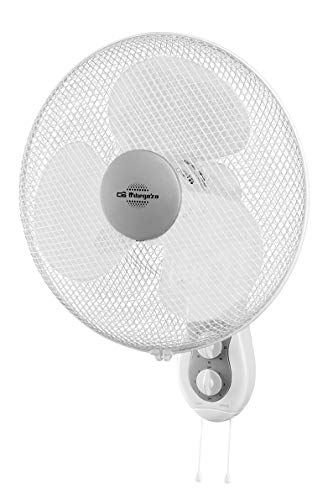 Orbegozo WF 0139 - Deckenventilator, drehbar, 3 Geschwindigkeiten, Timer, neigbares Kopfteil, Blätter von 40 cm, 40 W, Weiß von Orbegozo