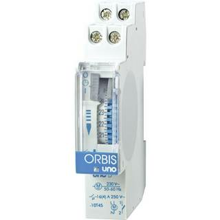 B-Ware Orbis Zeitschalttechnik Uno Hutschienen Zeitschaltuhr Schaltuhr Analog 230 V/Ac B-Ware Orbis Zeitschalttechnik Uno Hutschienen Zeitschaltuhr Schaltuhr Analog 230 V/Ac von Orbis