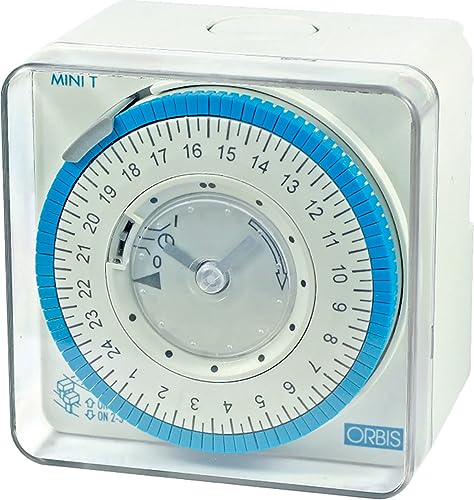 ORBIS Zeitschalttechnik MINI T-QRD 230V Aufputz-Zeitschaltuhr analog 230 V/AC von Orbis