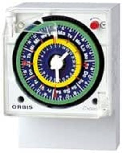 CRONO QRS 48 V. INTERRUPTOR HORARIO ANALOGICO CON RESERVA SEMANAL 16(4) A von Orbis