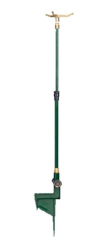 3 Pack - Orbit Adjustable Brass 3-Arm Telescoping Lawn Sprinkler with Step Base von Orbit