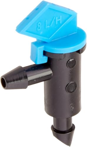 Orbit 65200 6,35 mm Widerhaken 2 GPH Tropfbewässerungsflaggen-Tropfer/Strahler, 20 Stück (20 Stück) von Orbit