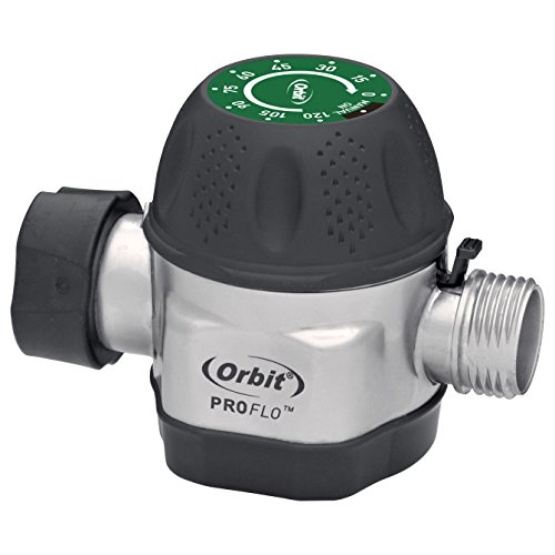 Orbit Mechanischer Garten-Wasserhahn-Timer mit hohem Durchfluss, Metall, 5 Stück von Orbit