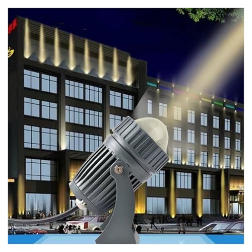 OrbitCob® LED Strahler Außen Wasserdicht IP65 mit Verstellbarem Winkel und Fernwerfer für Hotel Villa Garten Fassadenbeleuchtung Wandfluter Aluminiumgehäuse(Warmweiß 3000 K) von OrbitCob