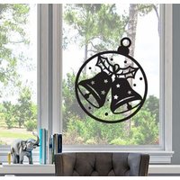 Fensterdecal Weihnachten | Einfach Aufzutragen Rentierwald Zauberhafte Sticker Aufkleber Weihnachtsaufkleber Fensterdekoration von OrcaDesignsStore