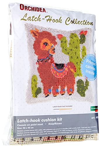 Verriegelungshakensatz: Kissen: Large: Llama von Orchidea