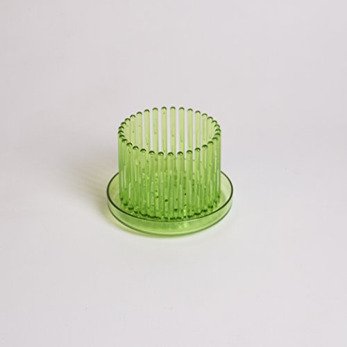 Orchitop S-Set - Design Orchideentopf inkl. Untersetzer für kleinere Orchideen, Farbe apfelgrün von Orchitop