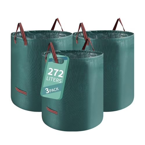 Ordeluxe 3X272L Gartenabfallsack,Gartensack mit Handgriffen,leicht transportierbar,Laubsäcke Große,faltbar und leicht zu verstauen.Selbststehend/Gartenabfallsack Stabil bis 50kg,ideal für Gartenabfall Ordeluxe 3X272L Gartenabfallsack,Gartensack mit Handgriffen,leicht transportierbar,Laubsäcke Große,faltbar und leicht zu verstauen.Selbststehend/Gartenabfallsack Stabil bis 50kg,ideal für Gartenabfall von Ordeluxe