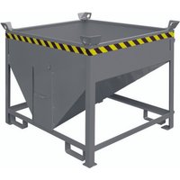 Eichinger® Silobehälter mit Auslaufschieber, 300 Liter anthrazitgrau von Eichinger®
