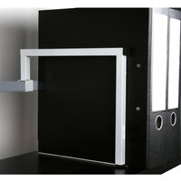 Ordnerhalter für Ordner-Rollwagen, silbergrau, 2 Stk/VE von Jungheinrich PROFISHOP