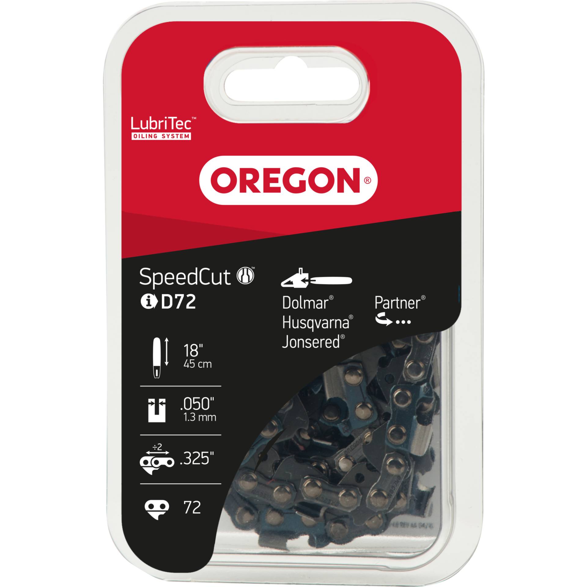Oregon® Sägekette 'SpeedCut' 0,325", 1,3 mm, 72 Glieder von Oregon®