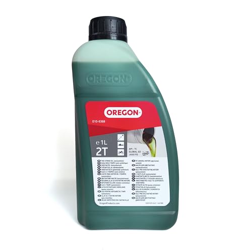 Oregon Halbynthetisches 2-Takt-Motorenöl, 2T (1-Liter-Flasche), Grün von Oregon