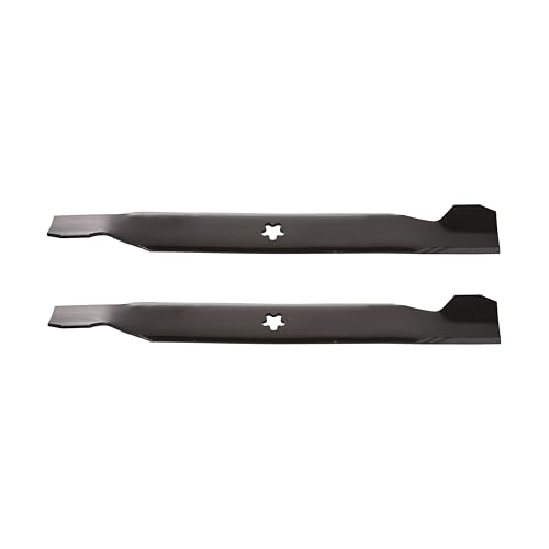 Oregon Rasenmähermesser-Set, 2 Stück 49 cm Mähmesser mit 5-Punkt-Stern-Befestigung, Ersetzt Husqvarna 138497, Kompatibel mit Husqvarna LT125, YTH125, Jonsered LR10, 12, 13, LT14, YTH16, Partner 12-95 Oregon Rasenmähermesser-Set, 2 Stück 49 cm Mähmesser mit 5-Punkt-Stern-Befestigung, Ersetzt Husqvarna 138497, Kompatibel mit Husqvarna LT125, YTH125, Jonsered LR10, 12, 13, LT14, YTH16, Partner 12-95 von Oregon