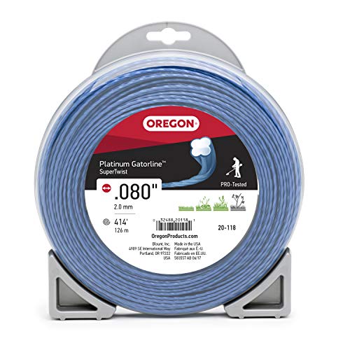 Oregon 20-118 Platinum Gatorline Supertwist Trimmerschnur, 0,2 x 1,4 m, Schwarz von Oregon