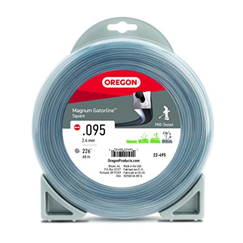 Oregon 22-495 Gatorline Heavy-Duty Professional Magnum 1lb Coil of .095" x 227' Square-Shaped String Trimmer Line von Oregon