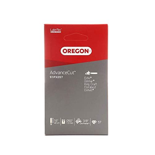 Oregon AdvanceCut 91PX Sägekette passend für 40 cm AL-KO, Alpina, Atika, Basic, Bosch, CMI, Einhell, Grizzly, Hanseatic, LUX, Matrix, Scheppach, Stanley, Stiga Worx Motorsägen, 57 Treibglieder von Oregon