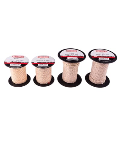 Oregon Starterseil, Durchmesser 4,5 mm x 30,5 m Rollenlänge, für Kettensägen, Freischneider & Motorsensen, Polyamidkern, Öl- und Benzinbeständig (522853) Oregon Starterseil, Durchmesser 4,5 mm x 30,5 m Rollenlänge, für Kettensägen, Freischneider & Motorsensen, Polyamidkern, Öl- und Benzinbeständig (522853) von Oregon