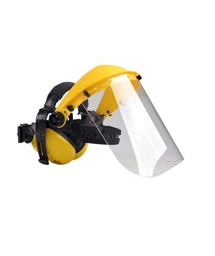 Oregon Q515062 Polycarbonat Visier Gesichts und Gehörschutz Kombination für Trimmer und Freischneider, Gelb Oregon Q515062 Polycarbonat Visier Gesichts und Gehörschutz Kombination für Trimmer und Freischneider, Gelb von Oregon