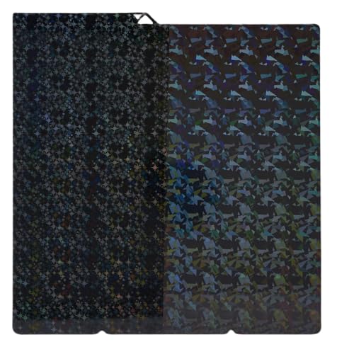 Oreilet 264x276mm PEF Pey Doppelseitige Glatte Build -Platte, 3D -Drucker Pey Flake PEF Stern Flexible Erhitzte Druckbettplattform, Geeignet für Kobra S1, Combo von Oreilet