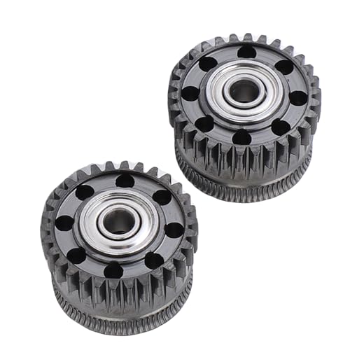 Oreilet 2pcs Extruder -Zahnrad, Gehärtete DLC -Beschichtungsgetriebe Perforiertes Leichtes Design für Crealityk2 Plus Extruder von Oreilet