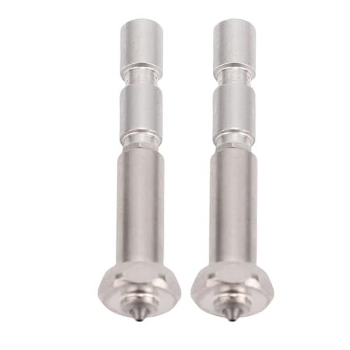 Oreilet 2pcs Neu 0,8 Mm 3 Max Düse, Schnell Swap Integrierter Härtungstahldüse, Hochgeschwindigkeits Extruder Druckkopf Ende für 3 Maximale Kombination 3D Drucker von Oreilet