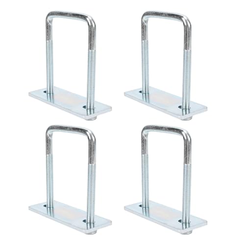 Oreilet 4pcs Quadrat U -Bolzen, 5 X 3,23 Zoll Blattfeder Klemmen mit Muttern, U -Schrauben für 3 Zoll Breite Blattfedern für Bootsanhänger Achse Automobile Segelboot Segelboot Oreilet 4pcs Quadrat U -Bolzen, 5 X 3,23 Zoll Blattfeder Klemmen mit Muttern, U -Schrauben für 3 Zoll Breite Blattfedern für Bootsanhänger Achse Automobile Segelboot Segelboot von Oreilet