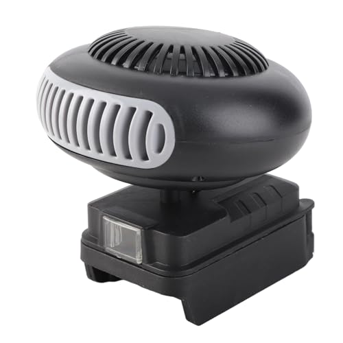 Oreilet Batterieantrieb Heizung, 170W 18 V 2 Getriebe Tragbare Raumheizung für Autobürocamping Unter Dem Schreibtisch Badezimmer, 360 ° Flip, Kompatibel mit WA3551, WA3553, WA3578 von Oreilet