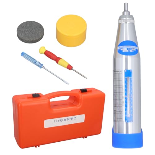 Oreilet Betonrebound Hammertester, 2‑15mpa Edelstahl Mörtel Betonfestigkeit Messgerät, Professionelle Mechanische Resiliometer -Testmesser für die Gebäude Wall Road Bridge Oreilet Betonrebound Hammertester, 2‑15mpa Edelstahl Mörtel Betonfestigkeit Messgerät, Professionelle Mechanische Resiliometer -Testmesser für die Gebäude Wall Road Bridge von Oreilet