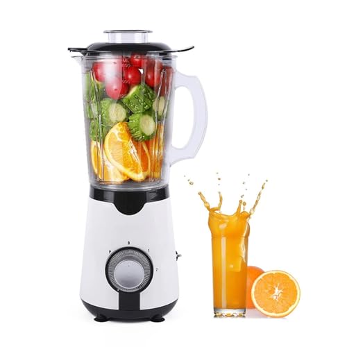 Oreilet Elektrische Küchenmaschine 3800W 26000 U/Min Multifunktionales Arbeitsplattenmixer Fleischmühle Orange Squeezer Filter Juic für Heimküche, Gemüsehacker für Obstnüsse (EU-Stecker) von Oreilet