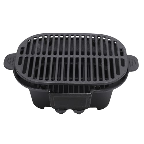 Oreilet Holzkohlegrill Herd, Gusseisen Mini Hibachi Grill Barbecue -Herd für Innenpicknick BBQ Party Home Camping, Tischtop Tragbarer Koreanischer Grill Yakitori Oreilet Holzkohlegrill Herd, Gusseisen Mini Hibachi Grill Barbecue -Herd für Innenpicknick BBQ Party Home Camping, Tischtop Tragbarer Koreanischer Grill Yakitori von Oreilet