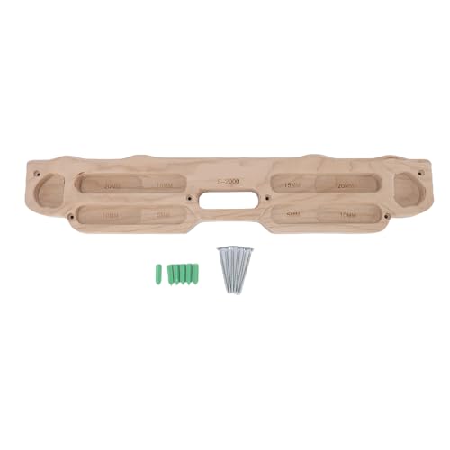 Oreilet Klettern Hangboard, Holztraining Fingerboard für Stärke für Zuhause, Fitnessstudio, Tragbares Hangboard -Kletterwand für Kletterer Oreilet Klettern Hangboard, Holztraining Fingerboard für Stärke für Zuhause, Fitnessstudio, Tragbares Hangboard -Kletterwand für Kletterer von Oreilet