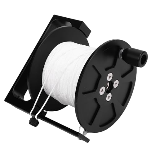 Oreilet Retractable Dive Roll, Line Tauchrolle, Weiße Linienfinger -Spule mit Doppelter Ausklammer und Handle -Stoppschalter für Höhlen und Wrack Erkundung, Kajakik, Speerfischen (100 m / 328,1 Fuß) Oreilet Retractable Dive Roll, Line Tauchrolle, Weiße Linienfinger -Spule mit Doppelter Ausklammer und Handle -Stoppschalter für Höhlen und Wrack Erkundung, Kajakik, Speerfischen (100 m / 328,1 Fuß) von Oreilet