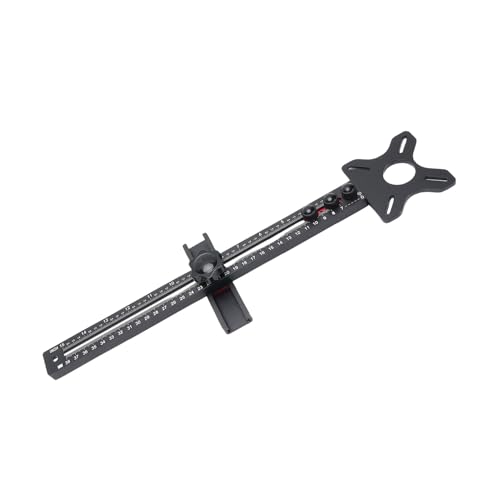Oreilet Router Mahlen Groove Bracket | Router Guides für Holzbearbeitung | Aluminiumlegierung Circle Schnitt Jig | Einstellbare Kreisschneidetuides Schrankhardware von Oreilet