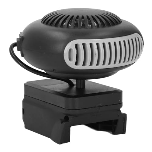Oreilet Tragbare Weltraumheizung, Ruhige 170 W Tragbare Elektrische Batterie Heizung mit 2 Temperaturen für Camping Autobüros, 360 Einstellbar, Kompatibel mit 48 11 1820 Batterien von Oreilet