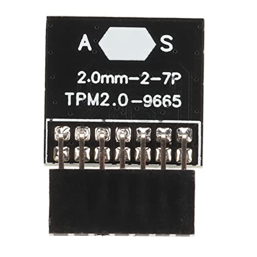 TPM 2.0 -Modul, PCB 14Pin 2.0 Verschlüsselungssicherheitsmodul Ersatz, Computerkomponenten für Motherboard -Anpassung für Passen von Oreilet