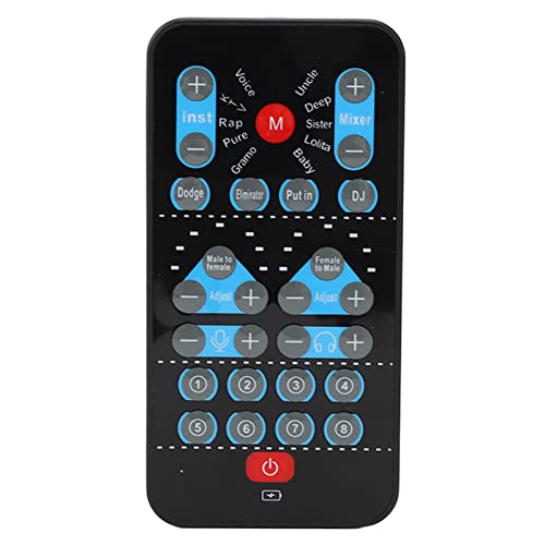 Voice Changer -Set, Multifunktions - -Sound -Karte Tragbarer Handheld -Sprachwechsler, 8 Verschiedene Sounds, Sprachkugel für Spieler - -Computer Verwendung von Oreilet