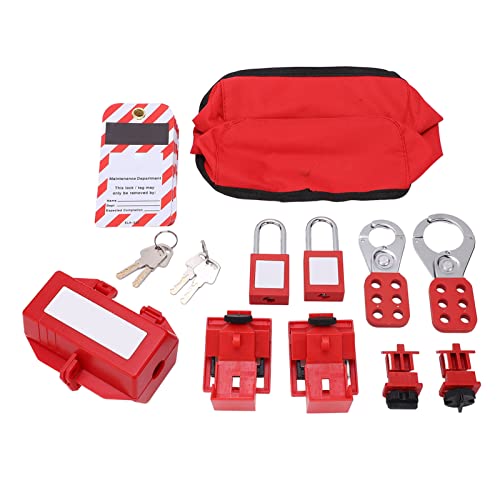 Lockout Tagout Kit, Electrical Lockout Tagout Kit einschließlich 12 Lockout Tag, 4 Breaker Lockout, 2 Safety Padlock, 2 Hasps, Electrical Safety Toolbox für Lock Out Tag Out Lockout Tagout Kit, Electrical Lockout Tagout Kit einschließlich 12 Lockout Tag, 4 Breaker Lockout, 2 Safety Padlock, 2 Hasps, Electrical Safety Toolbox für Lock Out Tag Out von Oreq
