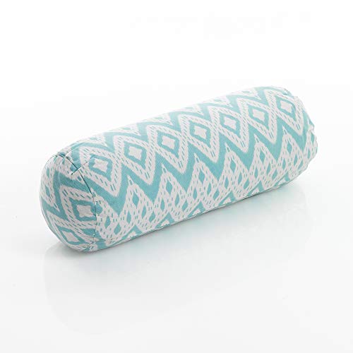 Oresteluchetta LC0407 Ikat Rollenkissen, Mint von Oresteluchetta