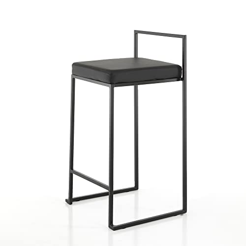 Oresteluchetta Set 2 Hocker Dale Black Home von Oresteluchetta