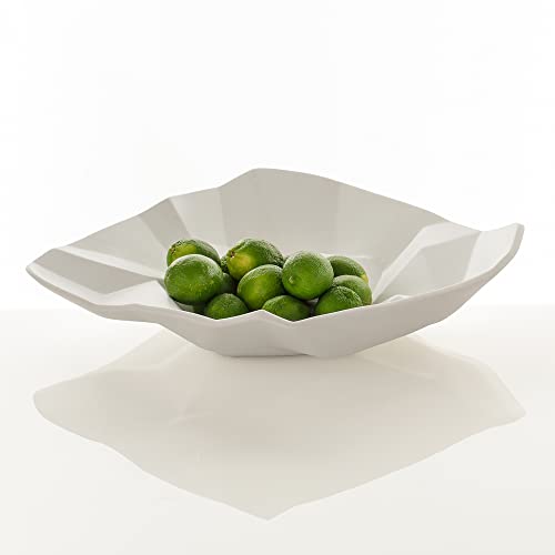 Oresteluchetta Tischläufer/Taschenleerer, Keramik, Weiß, 45X45X13 von Oresteluchetta