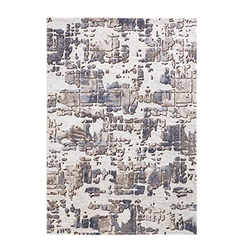 Oresteluchetta Teppich Serie HISA Brown 03 von Oresteluchetta