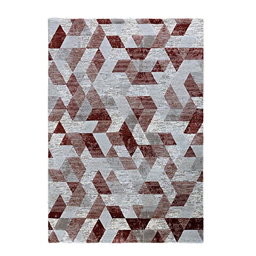 Oresteluchetta Teppich Serie HISA Terracotta 03 von Oresteluchetta