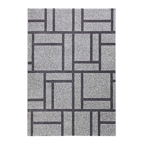 Oresteluchetta Teppich Serie SAM Grau Black 11 von Oresteluchetta