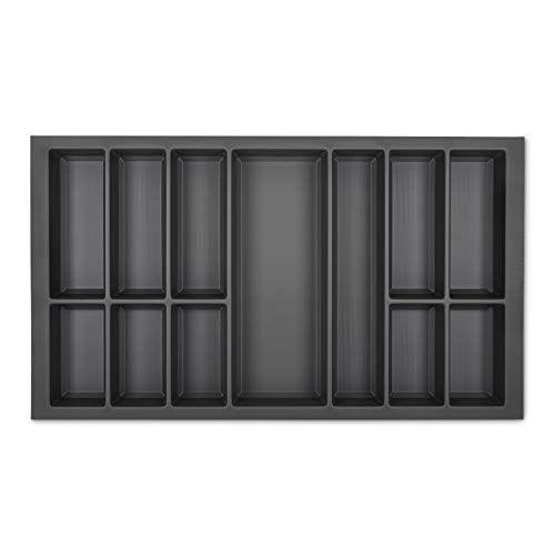 ORGA-BOX VII Design Besteckeinsatz basaltgrau 826 x 474 mm Besteckkasten für Beeck Siematic Schröder Küchen uvm. mit 90er Korpus ORGA-BOX VII Design Besteckeinsatz basaltgrau 826 x 474 mm Besteckkasten für Beeck Siematic Schröder Küchen uvm. mit 90er Korpus von Orga-Box