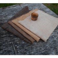 Tee Gefärbt Chabu Leinen Läufer Zeremonie Teematte Natürlich Altartuch Wabi Sabi Kaffeetisch von Organiccloth